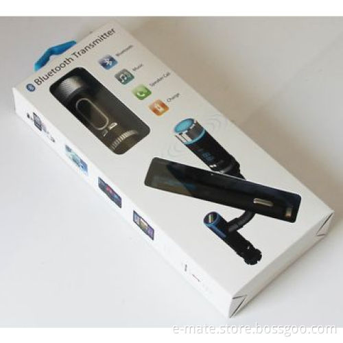 Hi-Fi Car Bluetooth FM Transmitter, with Charging and Perfect Audio Transmission Function